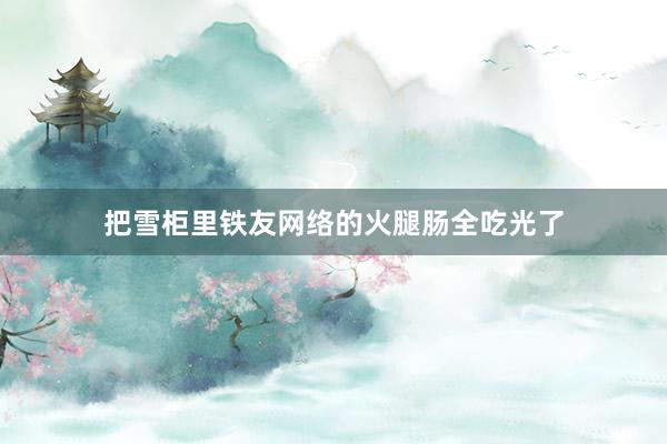 把雪柜里铁友网络的火腿肠全吃光了